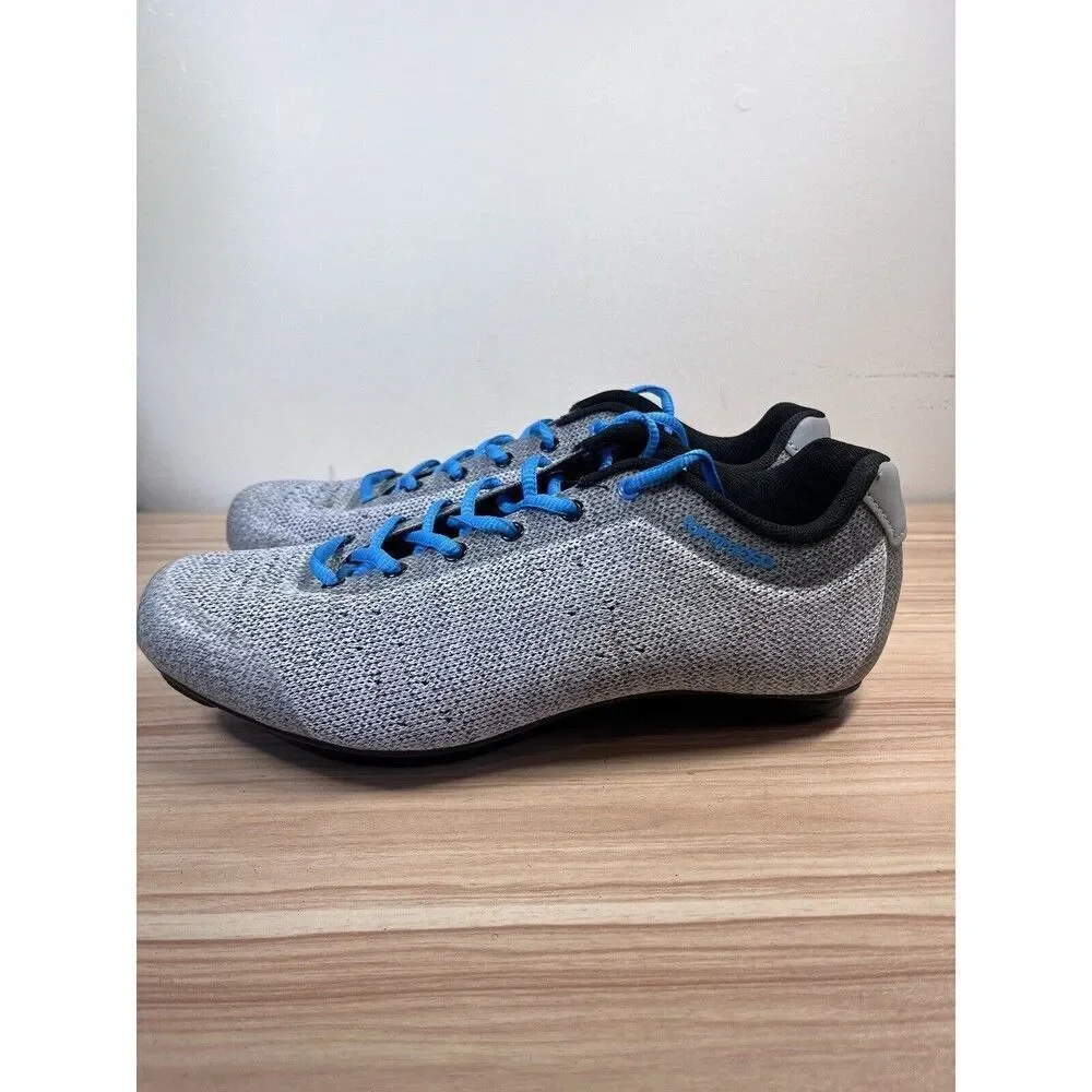 Tommaso Pista Aria Knit Womens Size 8 Shoes Cycling Gray‎ Blue Sneakers - Picture 3 of 8